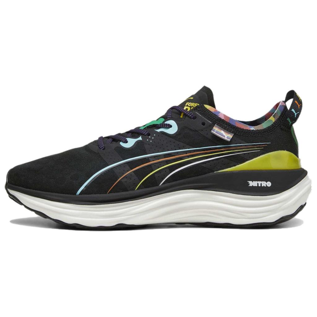 Puma ForeverRun Nitro Love Marathon Men Sneakers Black White 380099-02