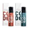 WILD STONE CODE Сталь и Медь Стойкий Без Газа Парфюм-спрей для тела для мужчин, Упаковка из 2 штук (По 150 мл)