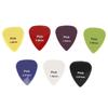 Atyhao [100 pieces] Guitar pick medium guitar pick Teardrop (color random)