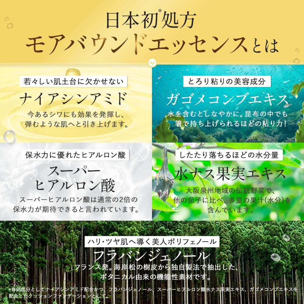 Bee Bouncy 10g Flush Cushion Foundation Time Saving Stain Wrinkles Dullness Coverage Beautiful Skin Cushion Foundation UV Protection Pink [Bizuki