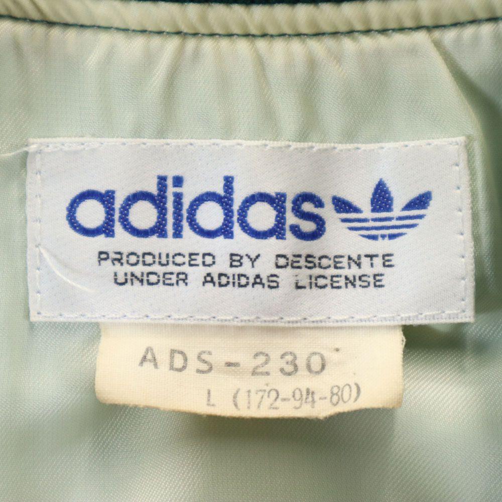 Adidas 70-е 80-е Винтаж сделано Descente Логотип Трилистник Стажан L зеленый Мужской Б/У
