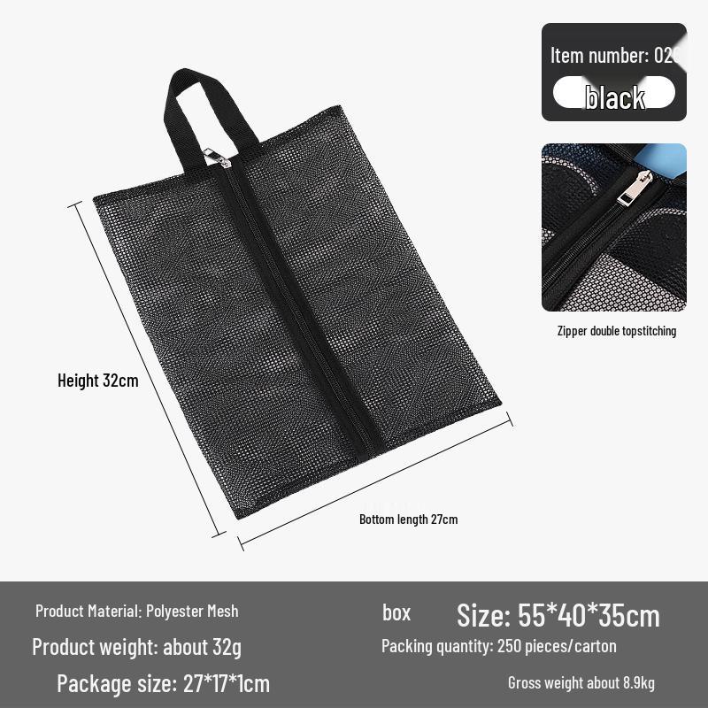 Портативная сетчатая сумка с несколькими карманами для плавания, полиэстеровый ручной пляжный органайзер