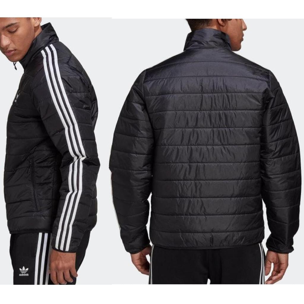 Adidas Originals Padded Stand Collar Puffer Size M Outer HL9212 Jacket, Men's, (Chest 89-92cm), Jacket, Black,
