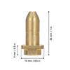 2PCS Gold High Pressure Washer Nozzle Tip for K5-7 Series High Pressure Washer Car Washing