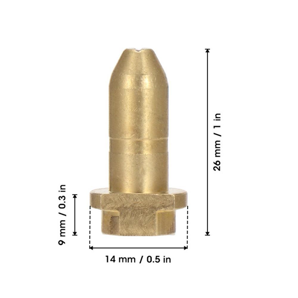2PCS Gold High Pressure Washer Nozzle Tip for K5-7 Series High Pressure Washer Car Washing