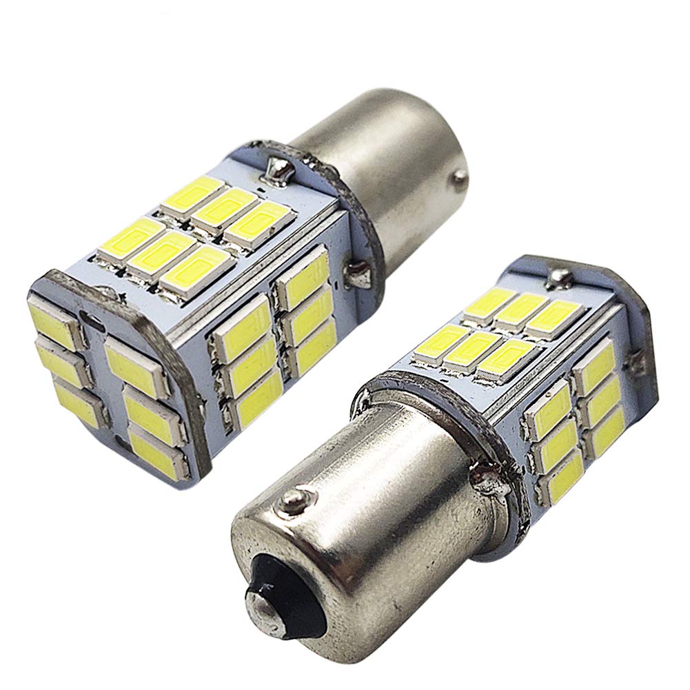 Ruiandsion 2 Pieces S25 Single Bulb BA15S P21W G18 LED