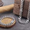 Stainless Steel Viking Myth Chain Necklace Men'S Hip Hop Fashion Bracelet Necklace Set