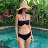 Source sexy tube top bikini swimsuit female Korean ins hottie triangle hot spring swimsuit