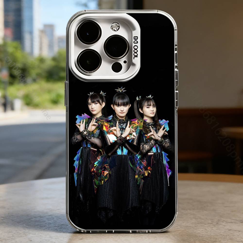 B-BABYMETAL R-Рок-группа Белый Ударопрочный Чехол для Телефона Для iPhone 17,16,15,14,13,12,11,Pro,XS,Max,Plus,Mini,SE