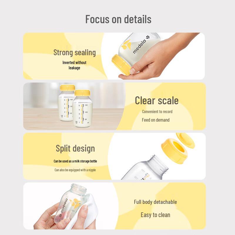 Medela Бутылочки для кормления из ПП (150 мл, 4 шт.)