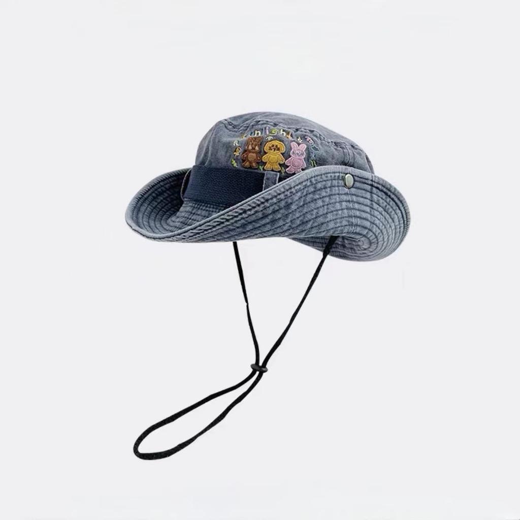 Винтажная шляпа-ведро с большим карнизом, солнцезащитный козырек, для активного отдыха, походов, кемпинга, быстросохнущая, альпинистская шляпа, для девочек, ковбойская шляпа в стиле вестерн, для женщин