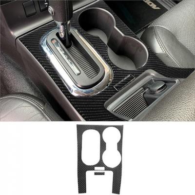 2 шт. Накладка на рамку автоматической коробки передач из углеродного волокна для Ford Explorer 08-10