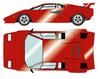 IDEA Lamborghini Countach LP5000 QV 1985 Металлик Красный Готовый продукт IM067F 1/18 (Заднее крыло)