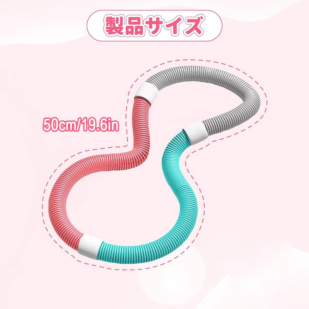 New Spring Tube Yoga Circle Fitness Waist & Tummy Tightening Exercise Equipment Fitness Circle Foldable Unisex Weight Loss