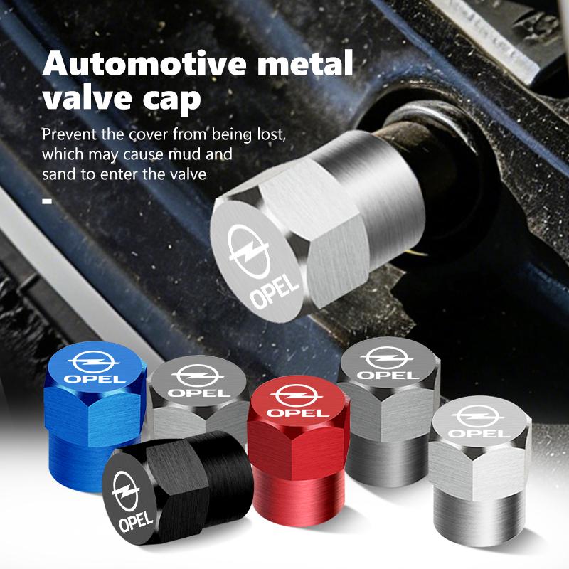 For Opel Corsa mmcAluminium Car Wheel Tire Valve Air Caps Stem Cover Dustproof For Opel Astra G H J K F Corsa D Zafira B Insignia Mokka Regal