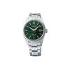 Seiko Мужские часы Presage с механическим механизмом и стальным ремешком, зеленый циферблат SPB169J1
