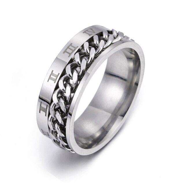 9 стилей, вращающаяся цепочка, кольца для снятия стресса для мужчин и женщин, обручальное кольцо, кольцо для беспокойства, ювелирное изделие, подарок