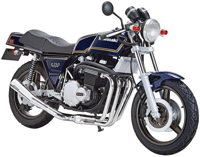 Аошима Бунка Кёдзай Ко., Лтд.. (АОСИМА) 1/12 Серия «Велосипеды» №. 45 Kawasaki KZ750D Z750FX 1979 Кастомный пластиковый модельный набор