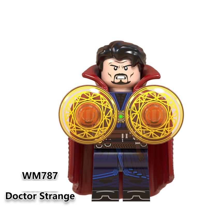 Mini Action Figure Superhero Avengers Thanos Black Panther War Machine Iron Man Building Blocks Toys