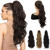 Synthetic Long Wavy Curly Claw Ponytail Wig Extensions Natural Look High Temperature Fiber Ponytail Wig For Women Daily Cosplay Wear