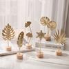 Ironwork Home Decoration Ornaments Golden Room Decoration Fashion Golden Plant Decoration  Home