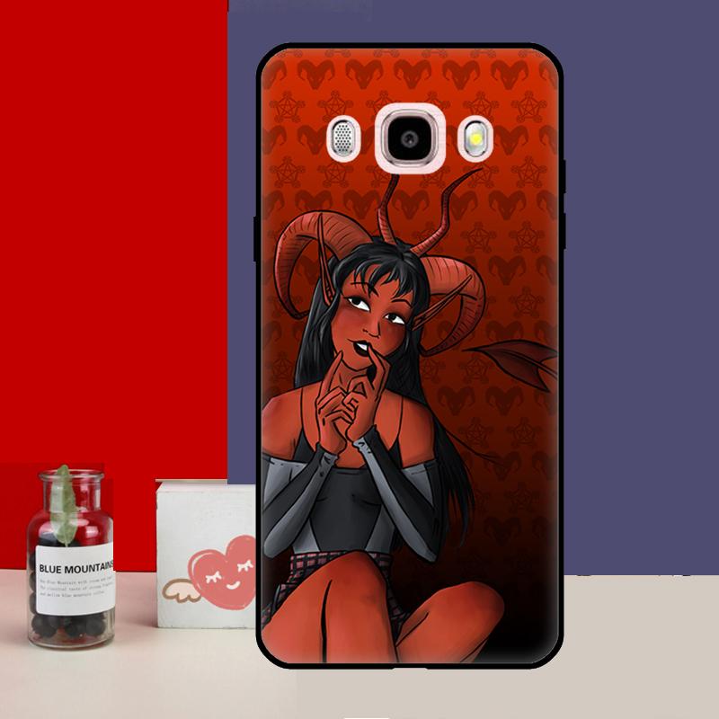 Чехол Devil Woman Sexy Girl Witch для Samsung Galaxy J4 J6 Plus 2018 J8 A6 A7 A8 A9 J1 A3 A5 2016 J3 J5 J7 2017
