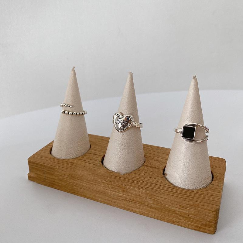 Кольцо в стиле ретро хип-хоп Love Square, модное, индивидуальное, легкое, роскошное, нишевое, дизайн, кольцо на указательный палец, живое кольцо