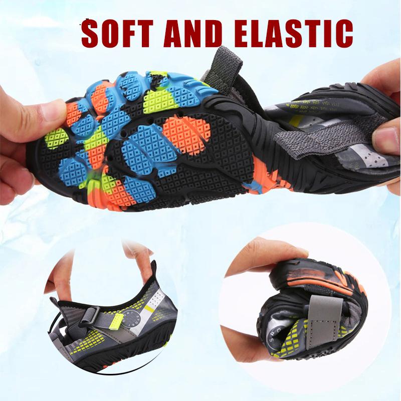 Детская обувь для босиком, детская дренажная обувь для пляжного плавания, быстросохнущая обувь для катания на лодках, дайвинга, рыбалки, серфинга, спортивные забродные кроссовки