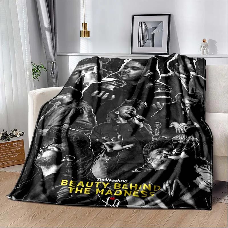 New Singer Star TThe Weeknd Soft Plush BlanketFlannel Blanket Throw Blanket for Living Room Bedroom Bed Sofa Picnic Cover Kids