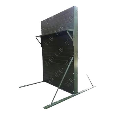 Three-Person Team Climbing Obstacle Wall