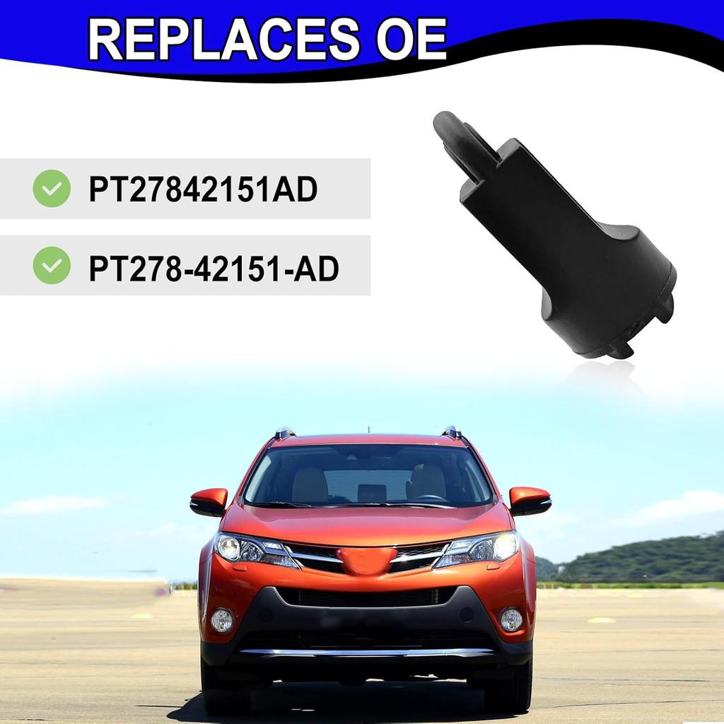 2pcs Roof Rack Cross Bar Key Clips, Compatible with Toyota RAV4 2013 2014 2015 2016 2017 2018 , Replace OE #PT278-42151-AD, PT27842151AD