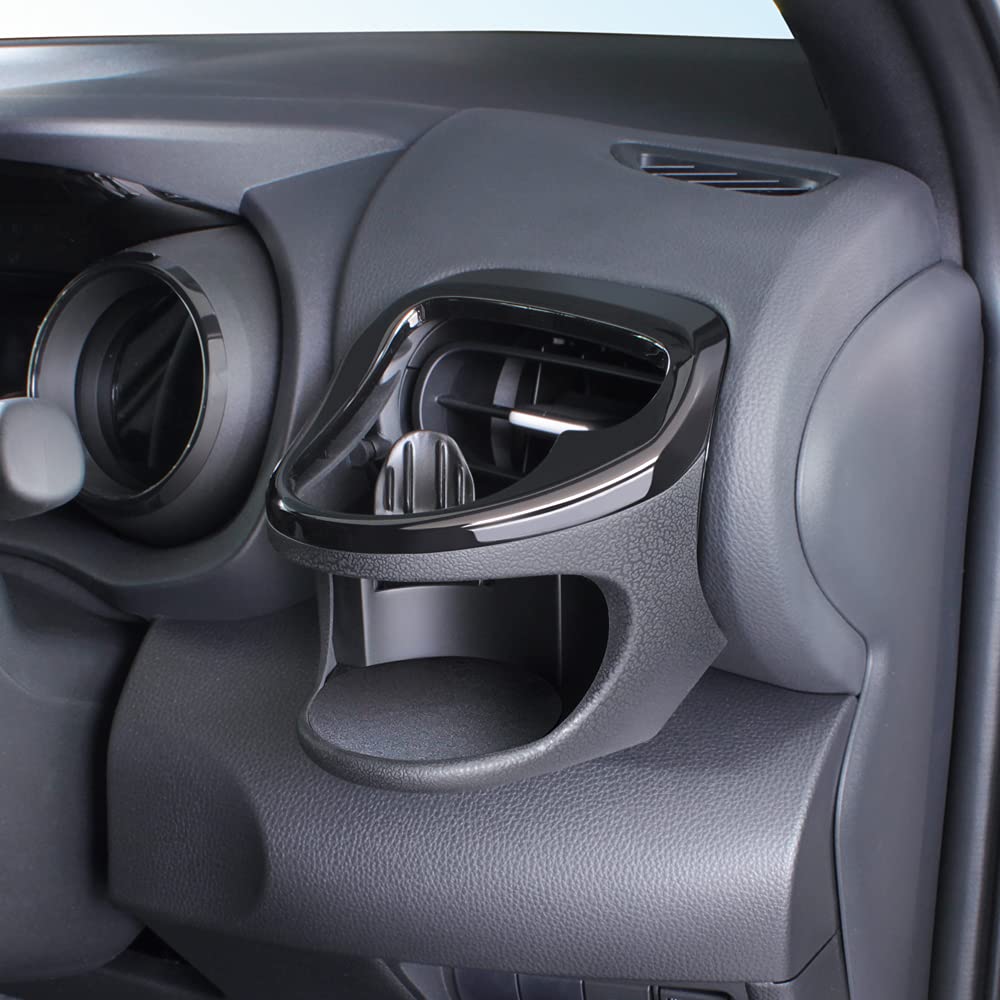 Tsuchiya Yac Air Conditioner Drink Holder for Toyota Black Vehicle-Specific Yaris/Yaris Cross, Driver's Seat, (SY-YA1)