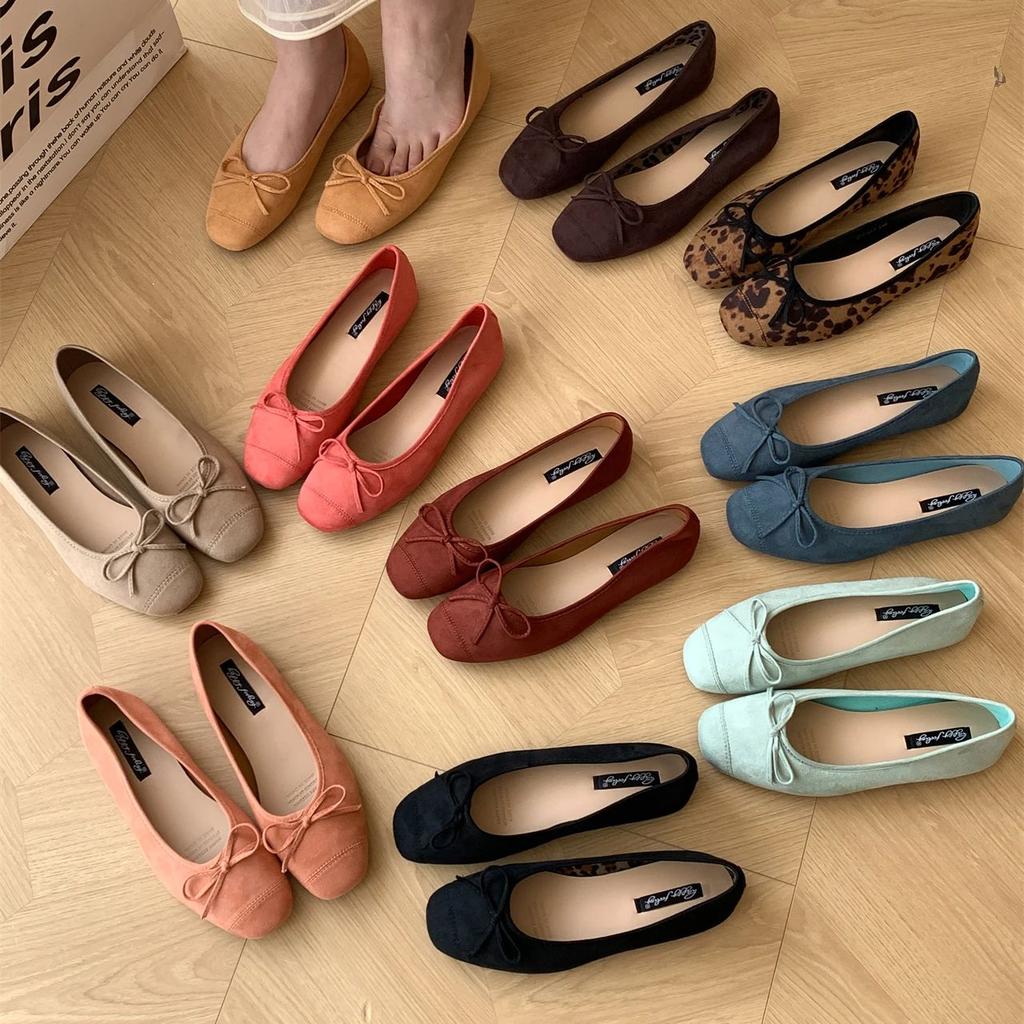 Fashion Bailamos New Women Flat Shoes Fashion Shallow Slip On Ladies Elegant Ballerinas Shoes Soft Flat Heel Round Toe Boat Shoes