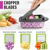 Multifunctional 14/16 In 1 Vegetable Chopper Onion Chopper Handle Food Grate Food Chopper Kitchen Vegetable Slicer Dicer Cut