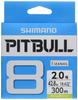 SHIMANO Леска Pitbull 8 300м лаймово-зеленая рыболовная леска Леска 2 Нет. 2.0 PL-M78S Нет.