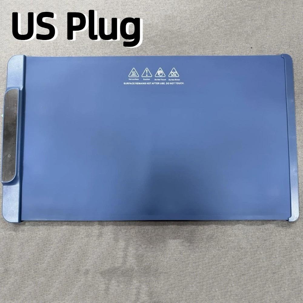 Нескользящий коврик для подогрева пищи с регулируемой температурой, электрический нагревательный поднос, бытовая столовая