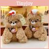 Teddy Bear Chef Costume Soft Plush Doll With Dressup For Entertainment Children