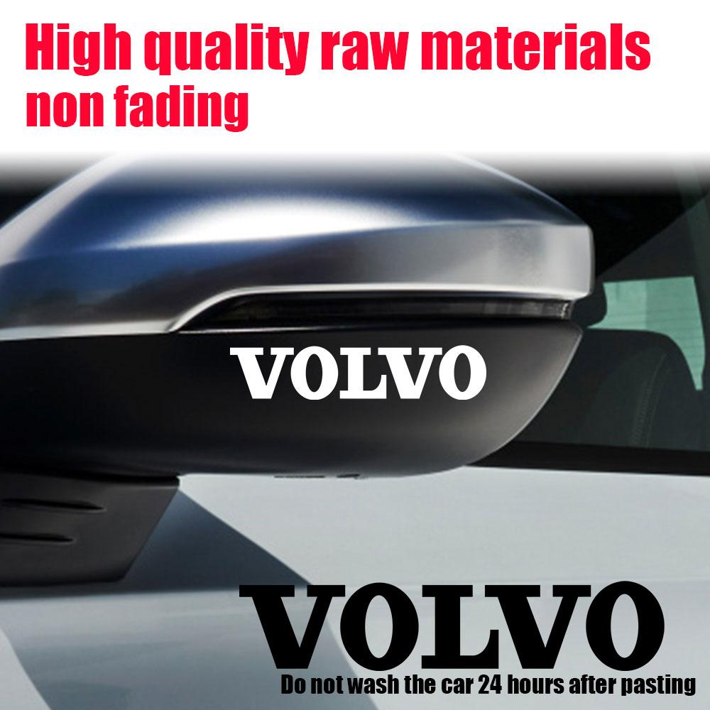Set of 4 Stylish Car Badge Stickers Door Body Decor Decals Car Accessories for Volvo XC60 V50 V40 XC90 S60 S40 S80l V90 V60 EX90