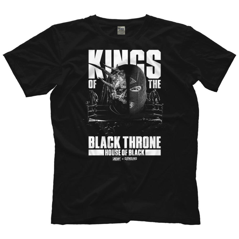 2025 HOT SALE T SHIRTS Kings of the Black Throne House of Black Wrestling Sports TEE Famous Wrestler FANS Unisex clothes Streetw