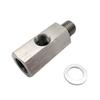 1/8" NPT Oil Pressure Sensor Tee To M12X1.5 Adapter Turbo Supply Feed Line Gauge