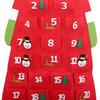 1PC 24 Days For Children Christmas Gift DIY 2024 Christmas Santa Calendar Felt Wall Hanging