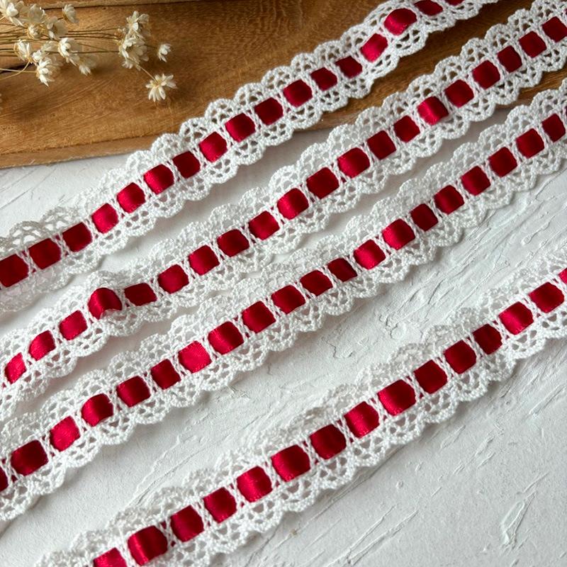 3M Hollow Вышивка Кружева Аксессуары Обертывание Отделка DIY Атласная Лента Тканая Лента Ручной Работы Декоративные Материалы 2 см