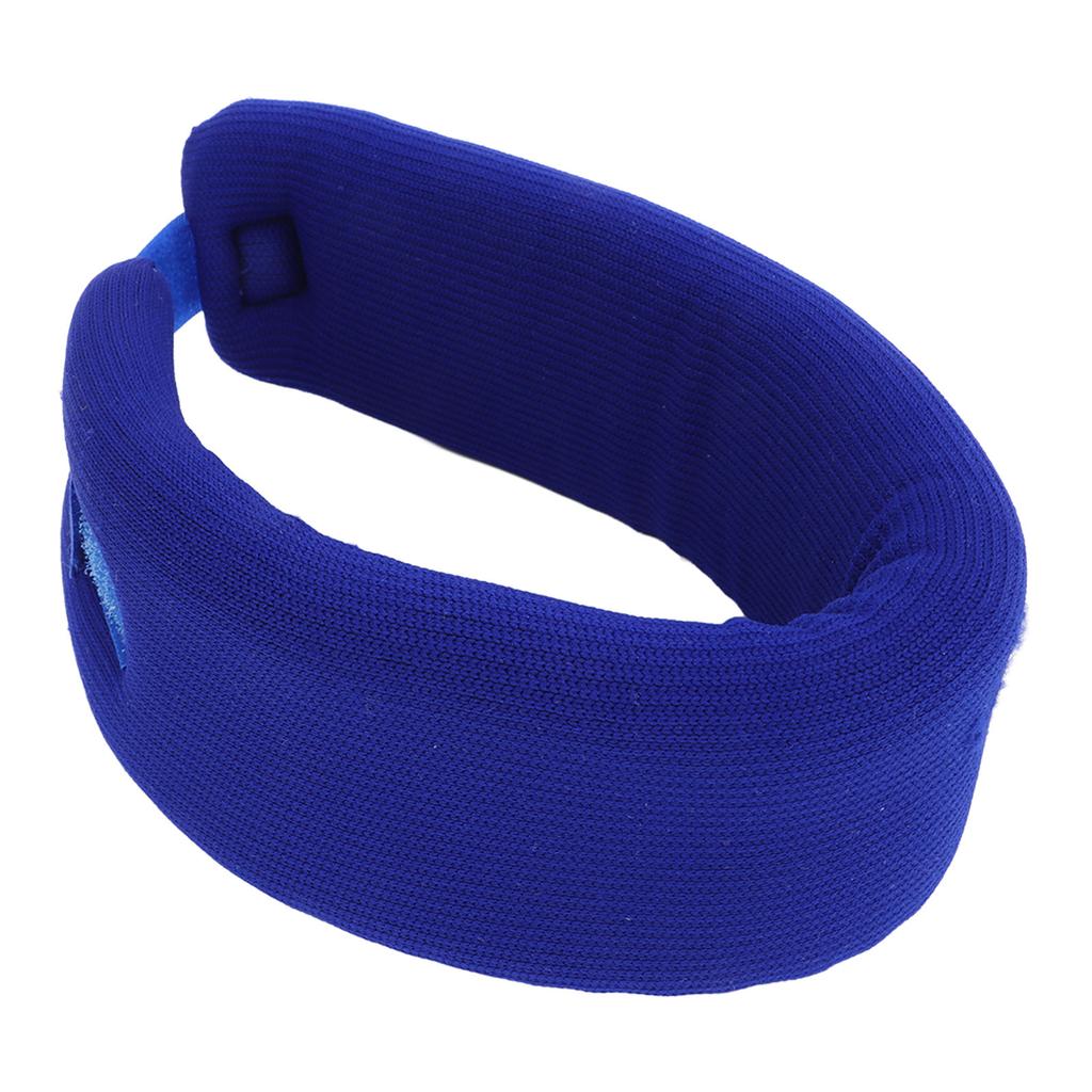 Поролоновый шейный бандаж Регулируемый шейный бандаж для поддержки шеи при боли в шее Давлении Мягкий шейный воротник для дома Темно-синий S