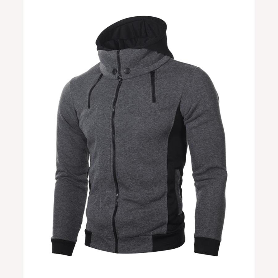 Куртка Double Pull Hooded Sweatshirt Casual Men's Jacket Cardigan
