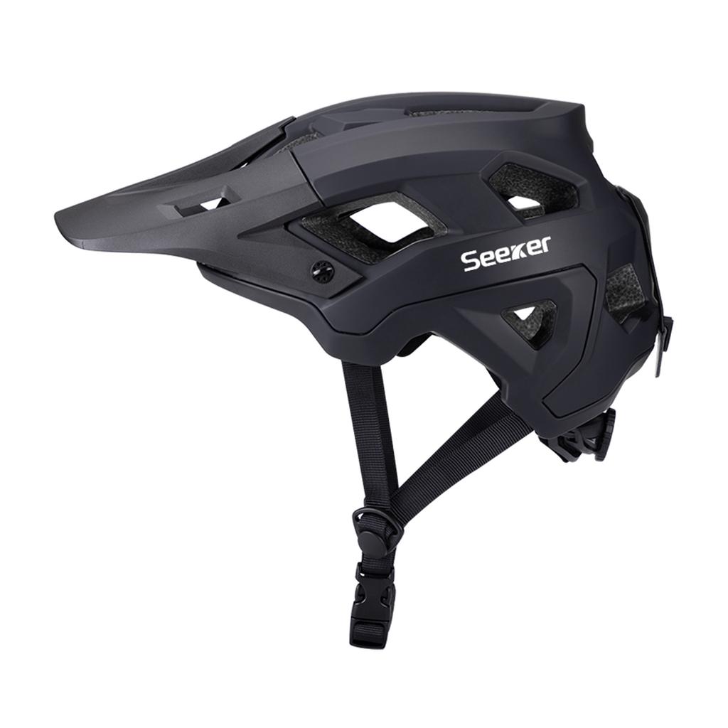 SEEKER Шлем для Downhill Горного Велосипеда, Цельнолитой Шлем для Шоссейного и Горного Велосипеда, Ультралегкий, Подходит для Гонки и Катания