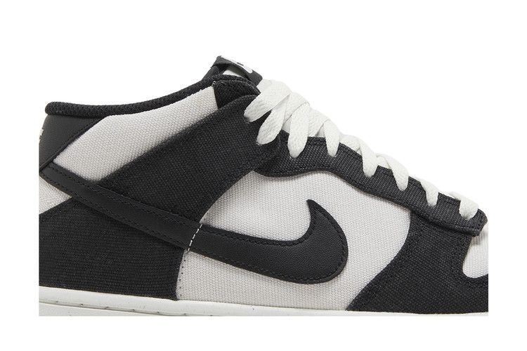 Men's Sneakers Nike Dunk Mid Canvas Panda Sail/Black/Sail/Black