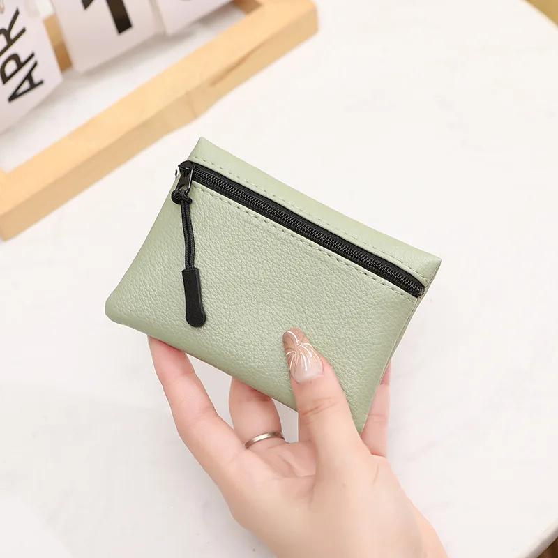 Fashion Card Money Wallet Women Mini Coin Wallet Bags Female Card Purses Ladies Zipper Coin Card Purse Key Storage Bag Pouch
