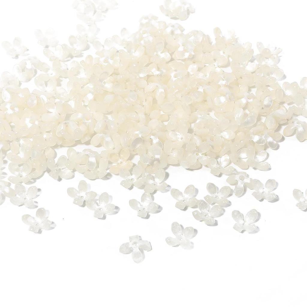 10Pcs Acetic Acid Plate Shell Osmanthus Petals Beads For DIY Necklace Bracelet Earrings Jewelry Making Craft Accessories
