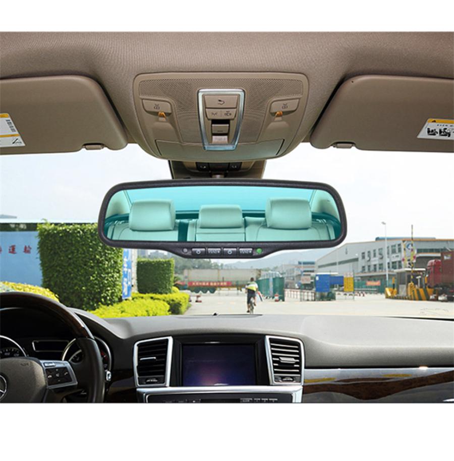 4,3-дюймовый TFT LCD Двухэкранный Автомобильный SUV Зеркало Заднего Вида Монитор 4-канальный HD с Кронштейном