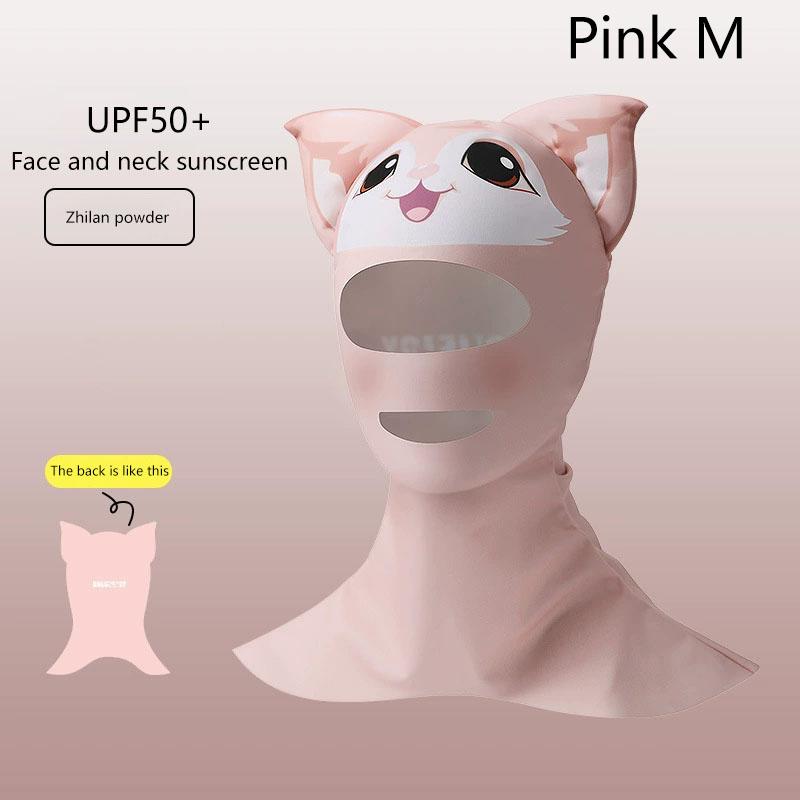 Плавание Дайвинг Facekini УФ-защита от солнца Полнолицевая маска Голова Шея Покрытие Лица Эластичная Шапочка Для Плавания Дайвинг Водные Виды Спорта Одежда